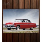 Металлическая табличка Ford Crestline Sunliner Convertible Coupe